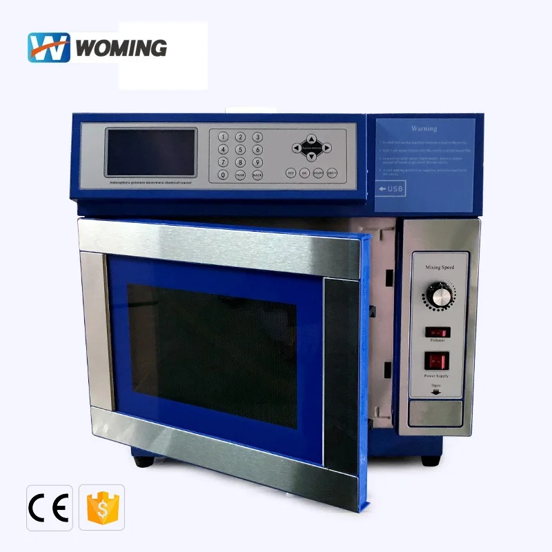 Factory Outlet Woming Laboratory Pyrolysis Synthesis Reactor MCR-3 Microwave Chemical Reactor