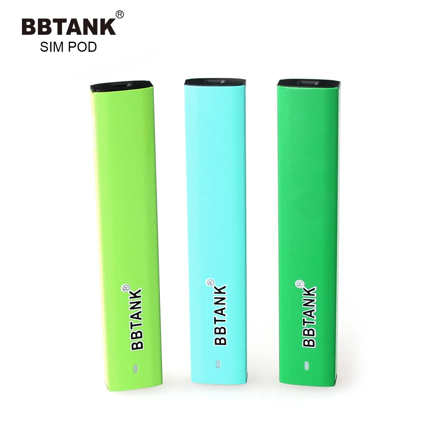 Лидер продаж, керамическая катушка, встроенная тонкая капсула для вейпа, капсула BBtank Sim с перезаряжаемой батареей, 350 мАч, картридж капсулы 0,5 мл/1,0 мл