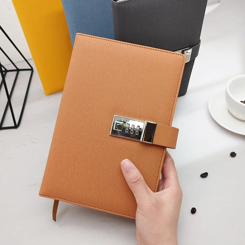 SIDAIXUE Diary with Lock Vintage Lock Journal Password Protected Notebook Secret Planner