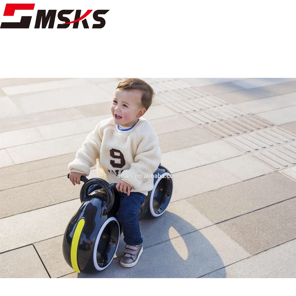MSKS S188 Unfoldable Kids Toy Foot Assist Motor Bike With Led Lighting For Children