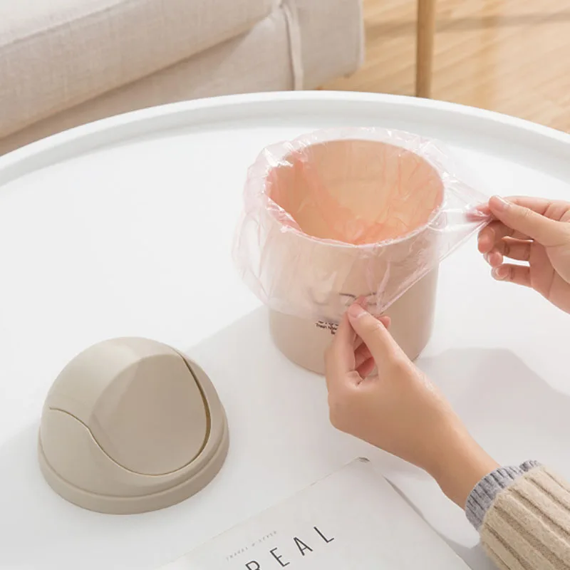 Waste Bin Plastic Office Trash Bin Trash Cans Dustbin With Paper