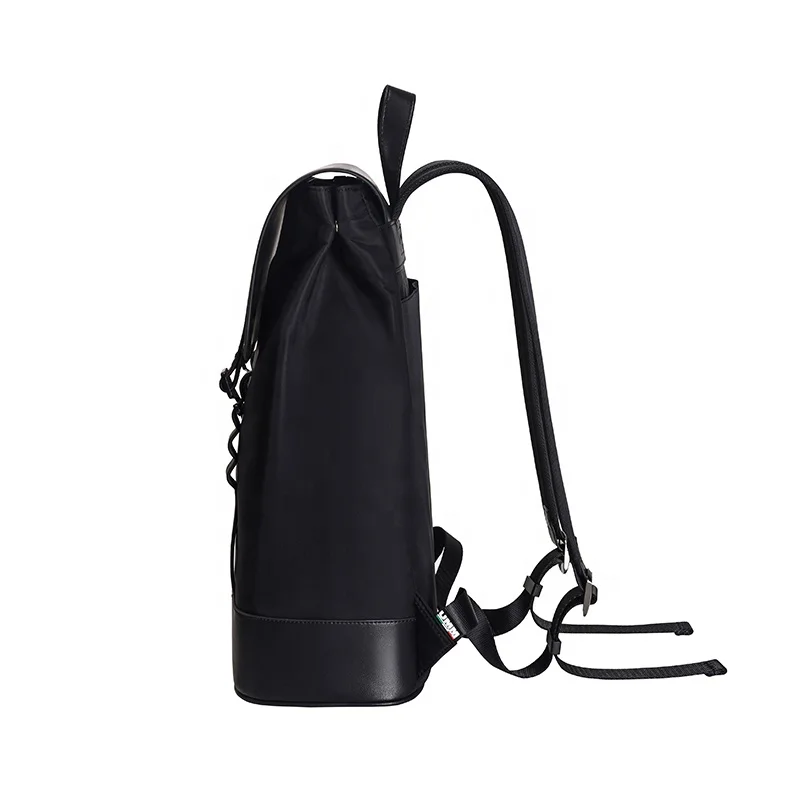 stylish waterproof black nylon rucksack for men designer leather backpacks