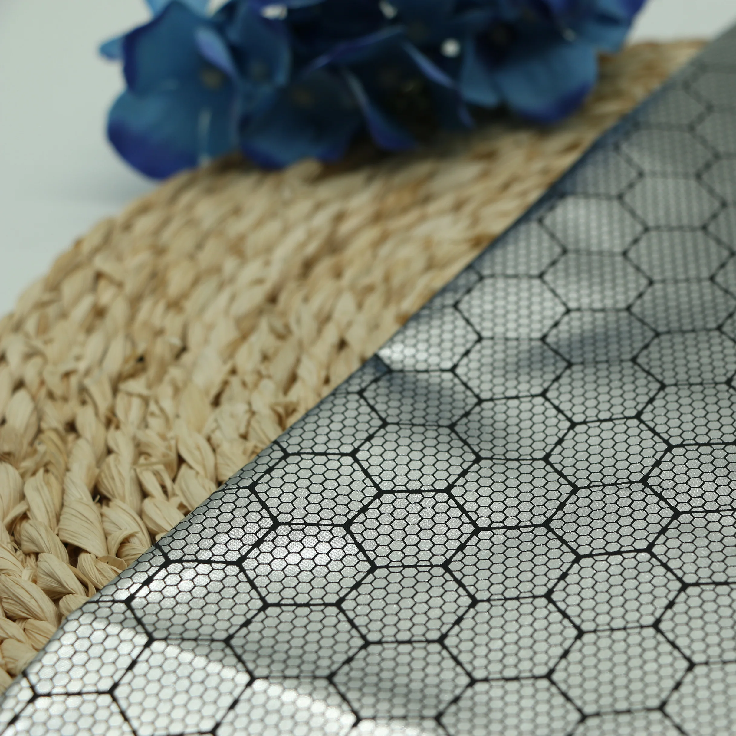 High Quality Waterproof 190T/210T Silver Printed 100% Polyester Taffeta Fabric for down jacket