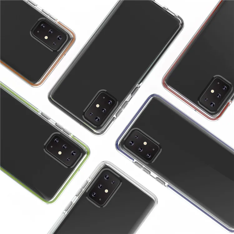  2021 хорошее качество анти-шок ТПЭ + ТПУ Мягкий край чехол для Samsung S20 Plus