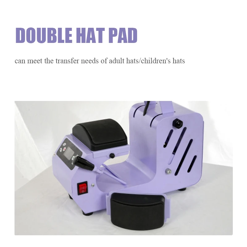 Factory wholesale Heat transfer hat ironing machine Hat Small Digital Heat Transfer Printing Press machine for hat