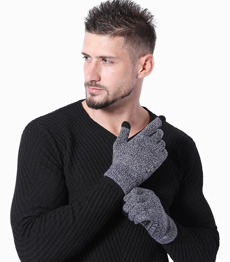 Fashion Unisex Men Women Anti Slip Thermal Touchscreen Magic Knit Smartphone Texting Driving Cycling Touch Screen Winter