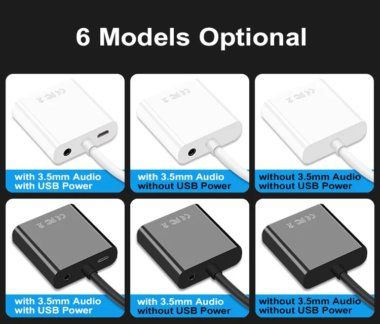  HDMI to VGA Cable High Quality