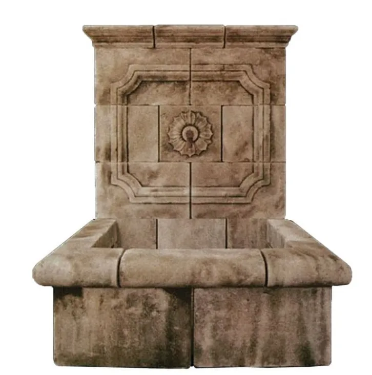 French Limestone Water Fountain Outdoor For Garden Outdoor