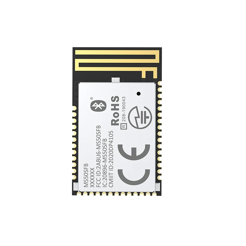 FCC CE ROHS PCB Antenna MS50SFB1 BLE Module nRF 52832 Soc Bluetooth 5.0  Low Power Connector 32GPIO for Smart Devices