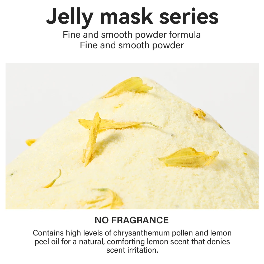 1L Face Jelly Mask Private Label Skin Calm Acne Reduction Hydrating Collagen Facial Bikini Jelly Mask Powder
