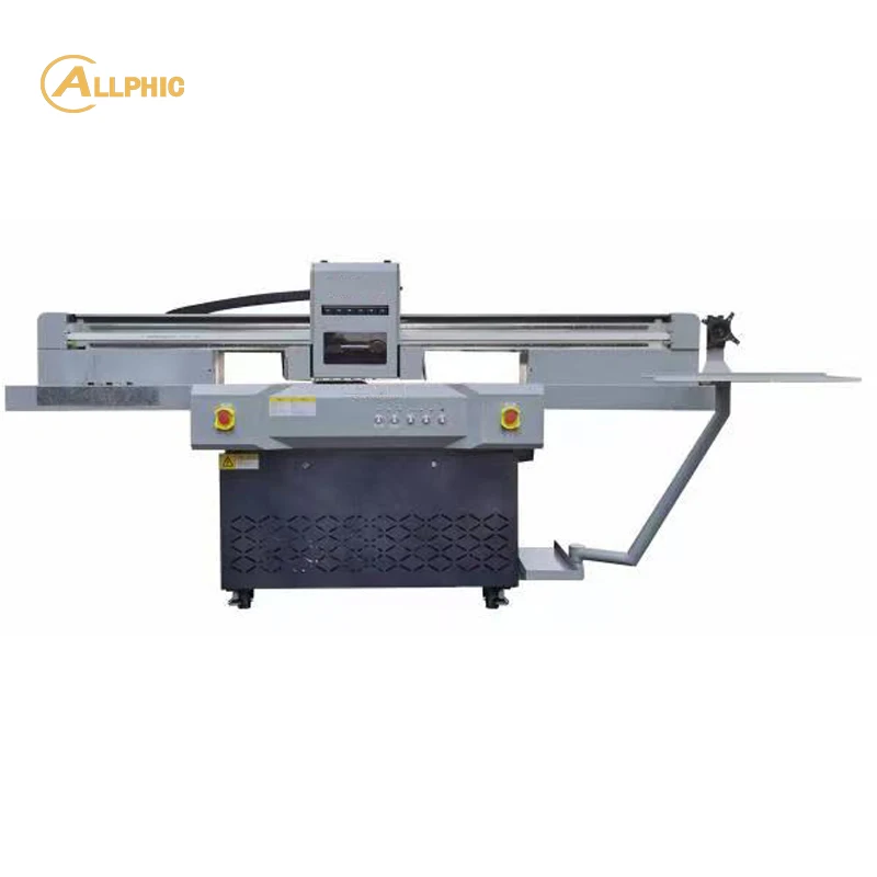 1313 UV printer digital inkjet flatbed printer three heads i3200 3D emboss Varnish printing for debond panel metal glass acrylic