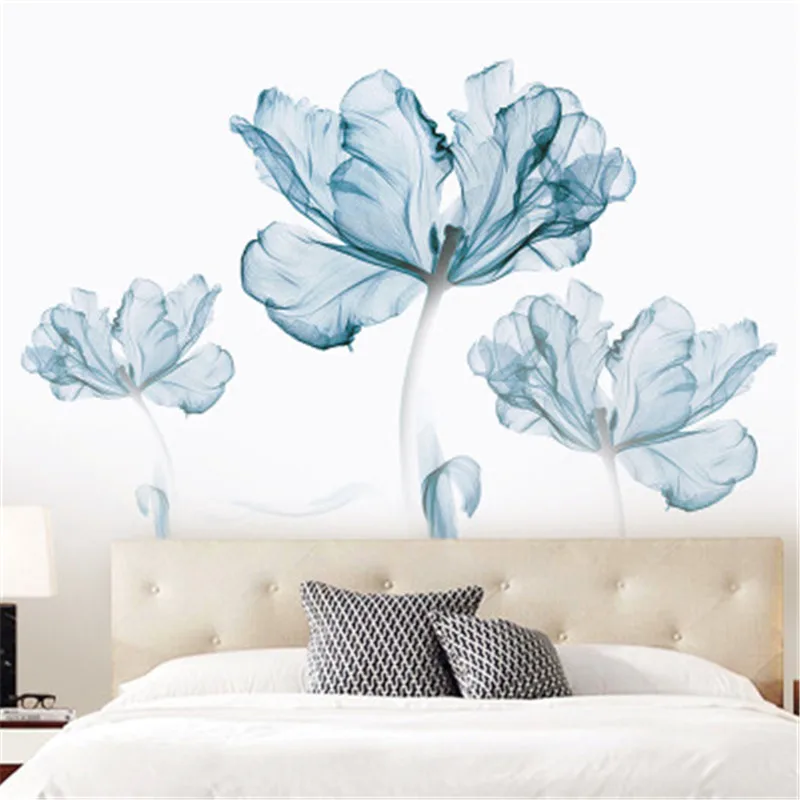 Creative flower waterproof modern design decorative wall mural TV background landscape wallpapers