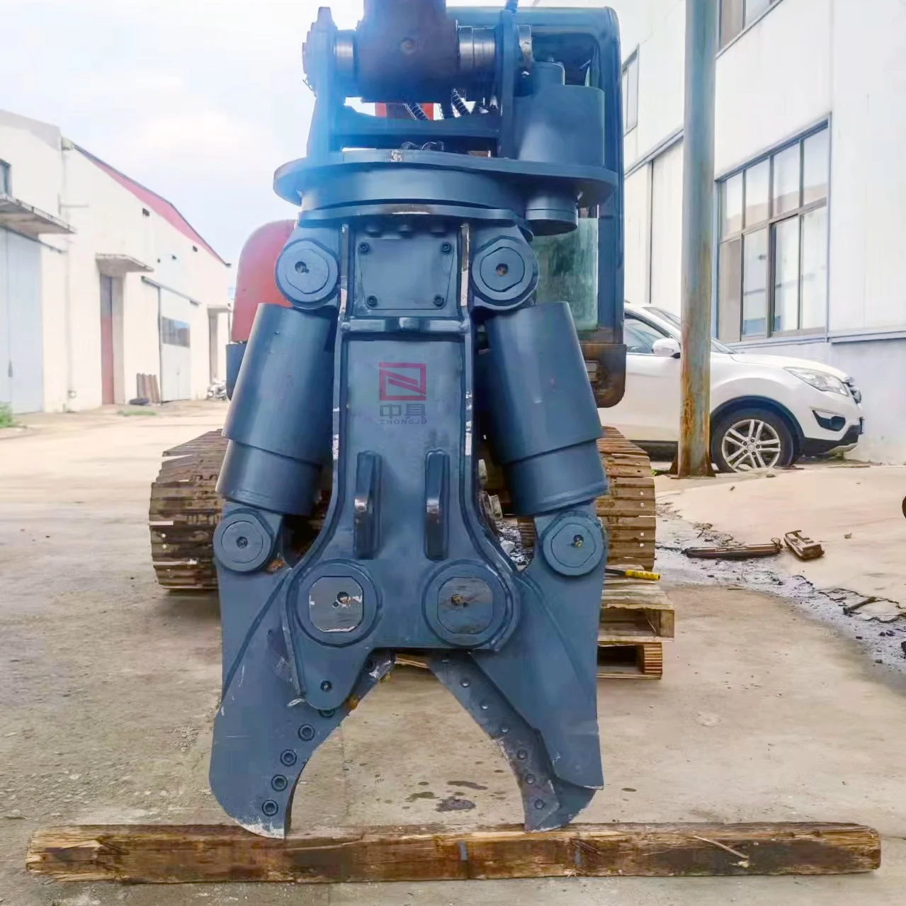 Beam breaking bite pliers excavator double cylinder hydraulic crushing shears multi-purpose demolition of buildings