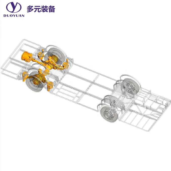 Factory Outlet YUTONG bus Axle Part With Electric Brake Assembly Low floor type axl air bag For coach /car
