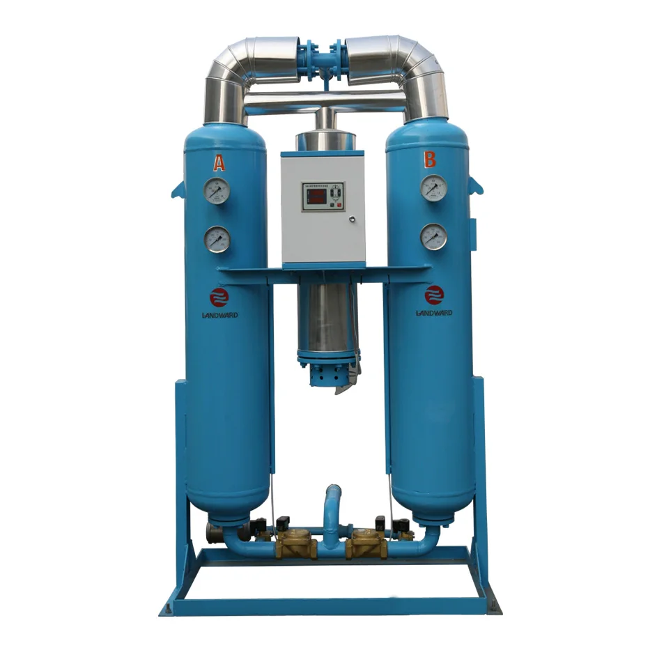 hot sale 0.5m3 220v/50hz/60hz heated adsorption air dryer 10 bar heatless adsorption air dryer