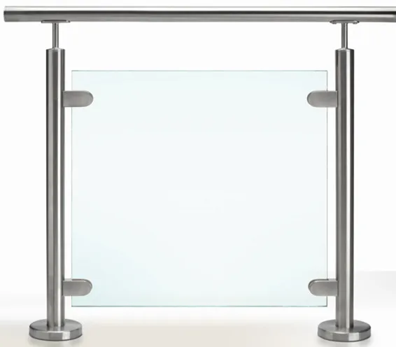 12mm Thick Tempered Glass Deck Railing