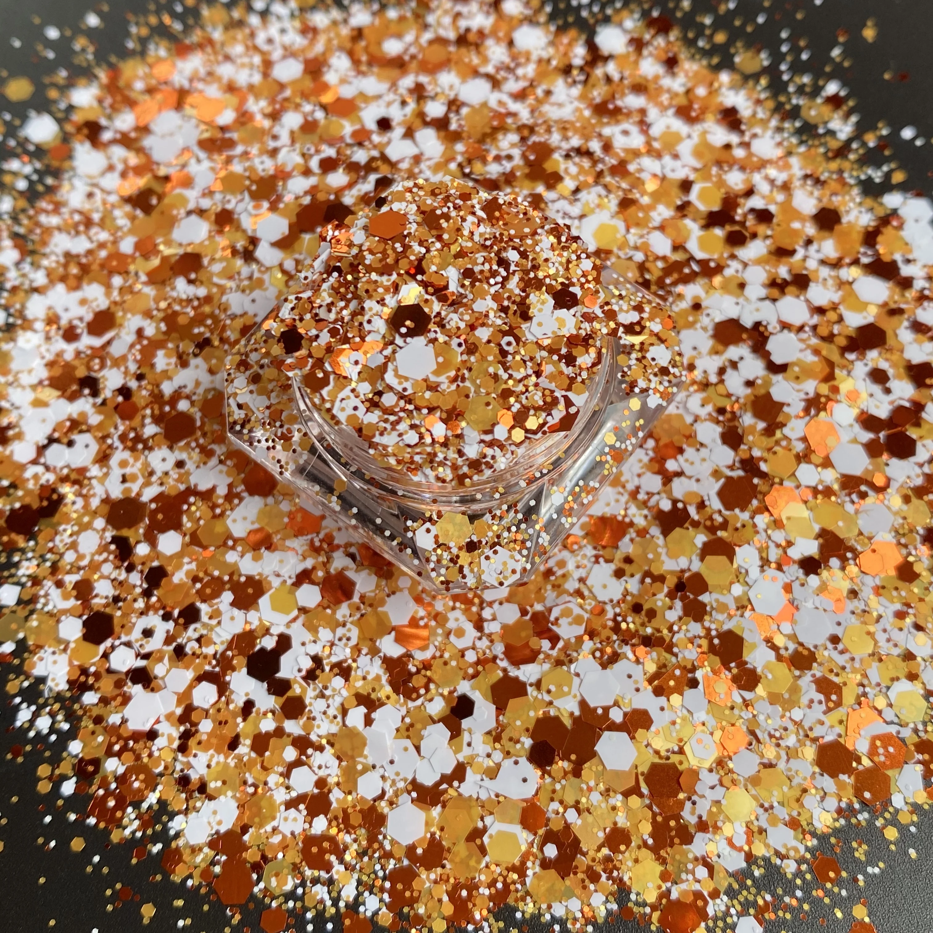 Bulk Glitter Wholesale Solvent Resistant Metallic Chunky Mix Nail Glitter 1kg for Nails Crafts Tumblers Epoxy Resin