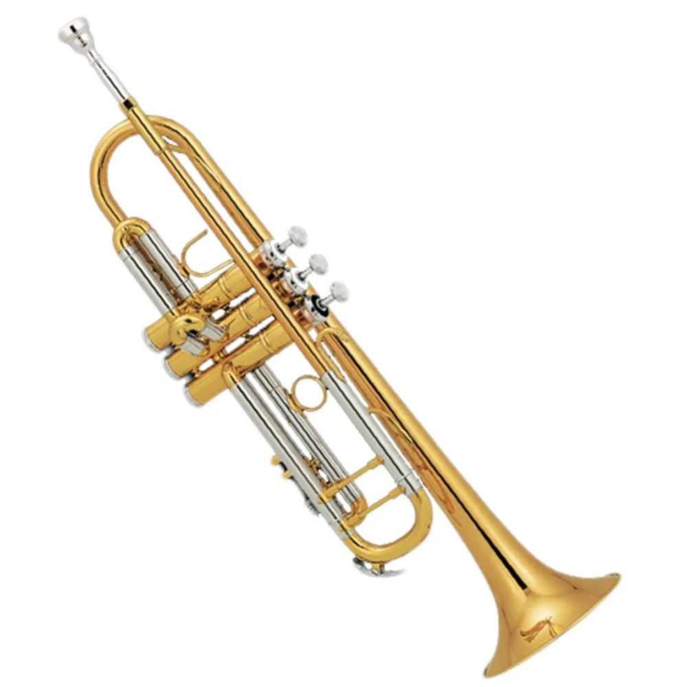 Popular grade Cupronickel tuning pipe  gold lacquer  trumpet