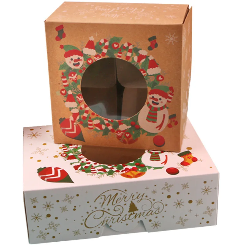 Christmas Boxes For Cakes Packing Box Mini Christmas Cake Box