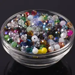 Round 32 Facets Cut Ball AB Plated Colors 3/4/6mm 8mm 10mm Faceted Crystal Glass Loose Spacer Beads Lot For Jewelry Making DIY