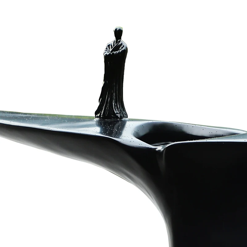 Chinese Style Art Craft Mercy Monk Shape Fiberglass Products For Gallery Home Decor Sculpture