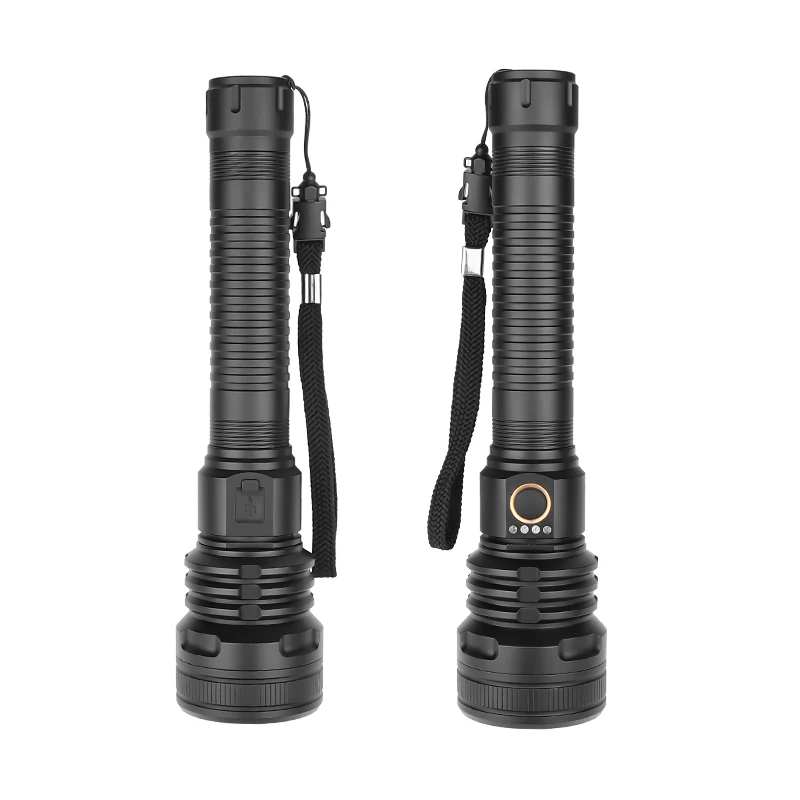 
High lumen military grade flashlight 20w 3000lm Xhp70 Hunting Japan High Power Torch Light 2km Distance Flashlight 