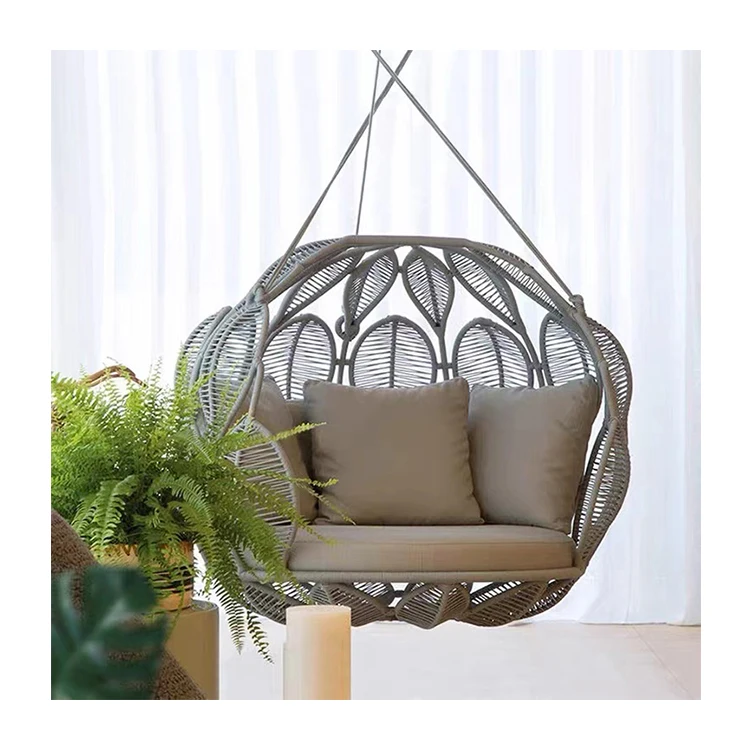 Outdoor hanging basket patio leisure rope hanging chair indoor balcony garden swing