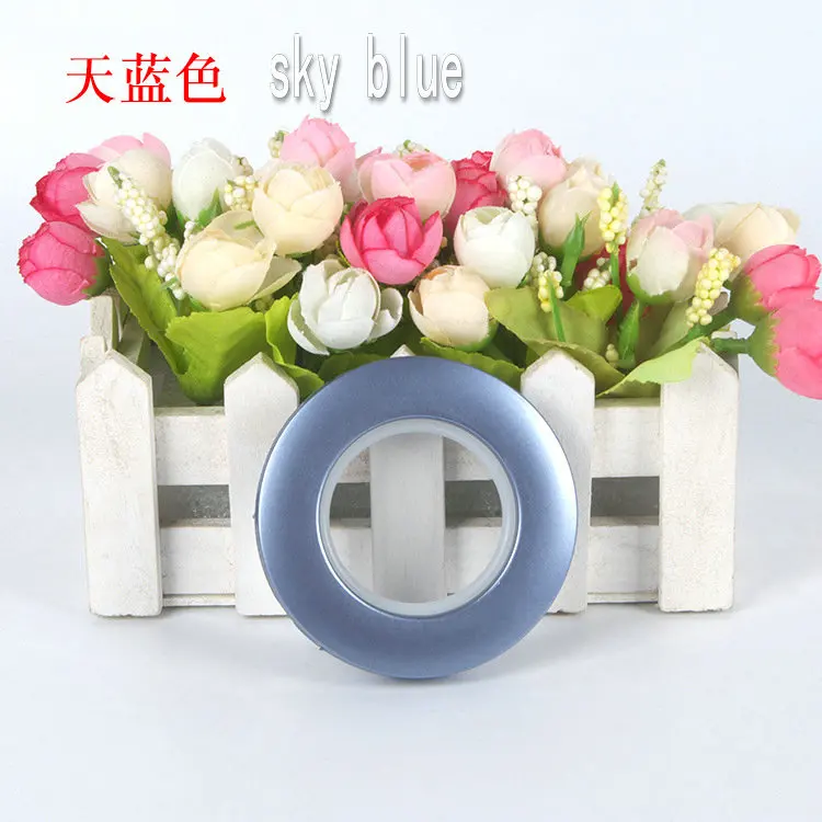 jieyang  Curtain Rod Accessories Plastic Abs Pp Eyelet Curtain Tape Ring