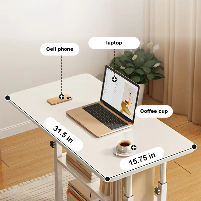 2024 Hot Selling Mini Laptop Desk For Bed Fashion Convenient Adjustable Portable Laptop Desk Bedside Table