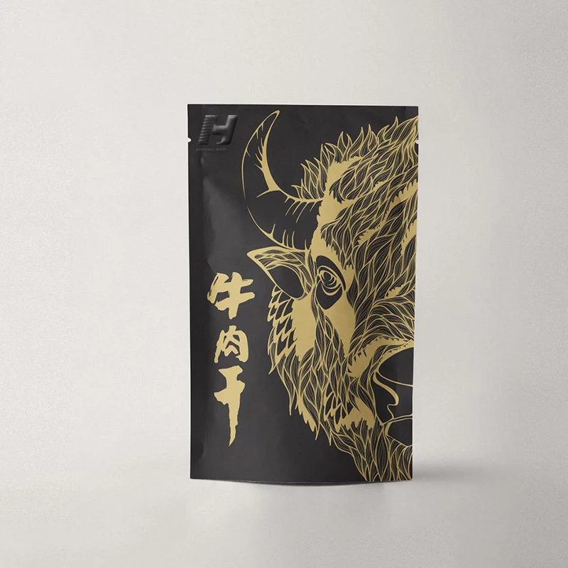 Custom food grade pre-made bag,vacuum pack bag for beef jerkey