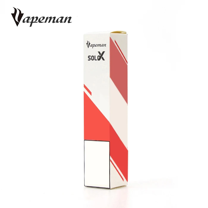 OEM & ODM Welcome Vapeman Solo X 1500 Vape Pod Packaging Box Disposable Vape Electronic Cigarette Paper Packaging Box