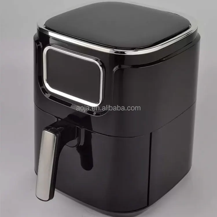 AOJA High Quality 4L  Black Green Stainless Steel Smart Top Button Air Fryer Safe and Convenient for Kitchen Appliances home