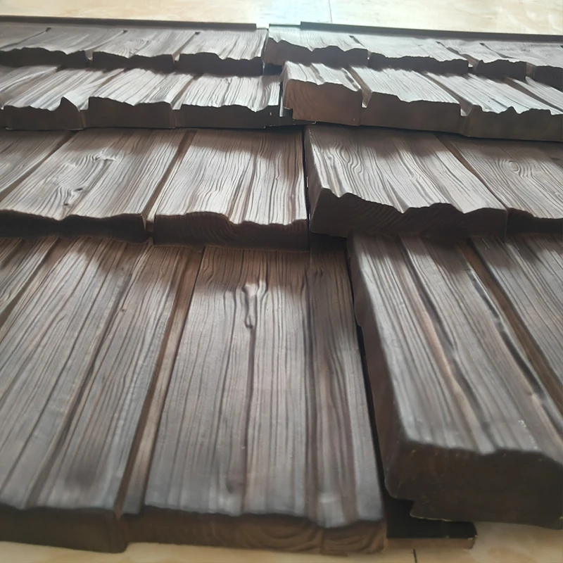 Wholesale Modern Style Durable Simulation Wood Tile Roof