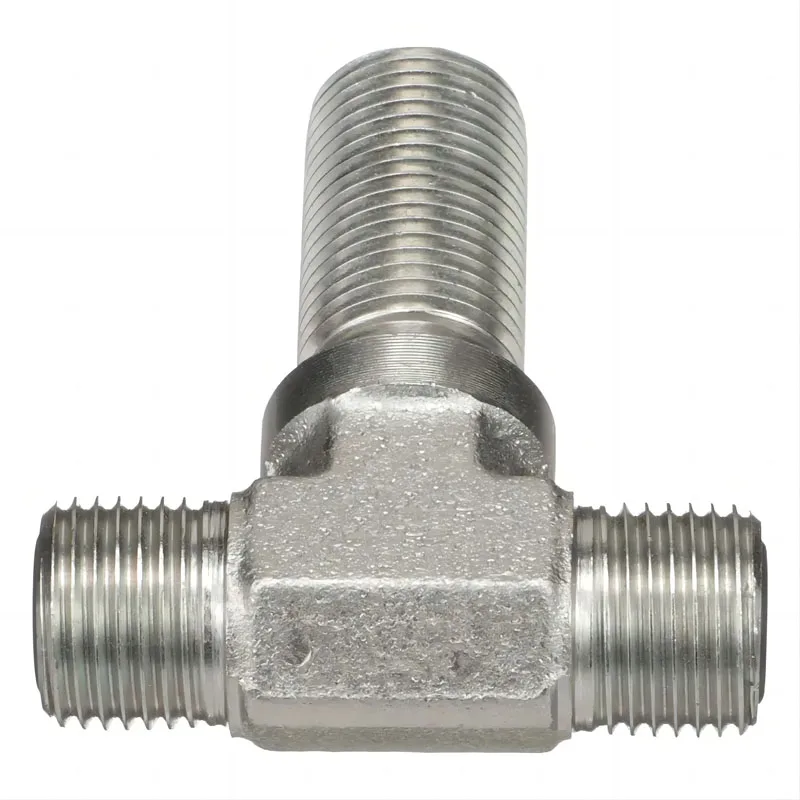 Best Price FS2703 Stainless Steel SAE O-Ring Face Seal ORFS Male Bulkhead Branch Tee Bulkhead Tee Fitting O-Ring Face Seal