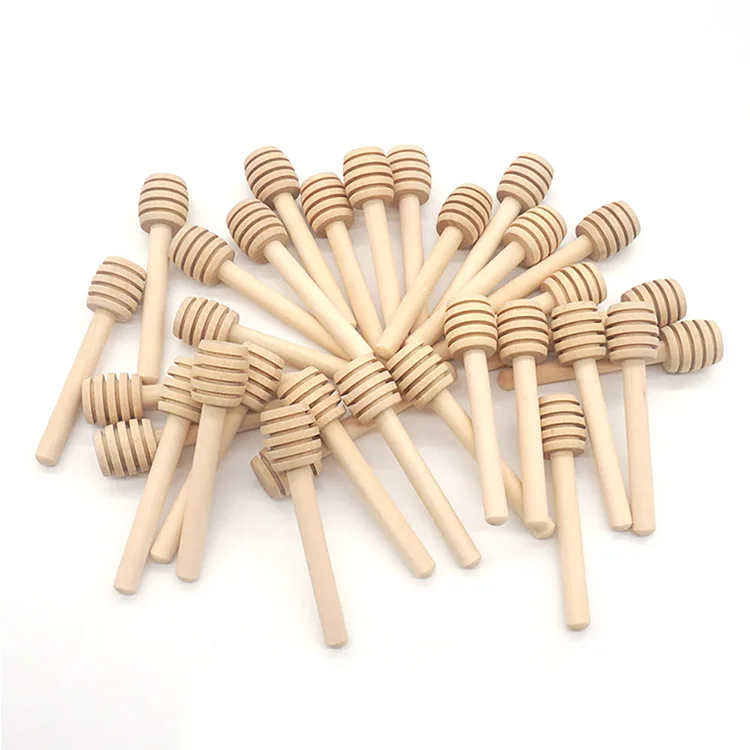 
Wooden Honey Mixing Sticks Honey Dipper Sticks Drink Stir Bar For Kitchen Restaurants,Set of 100 pcs 