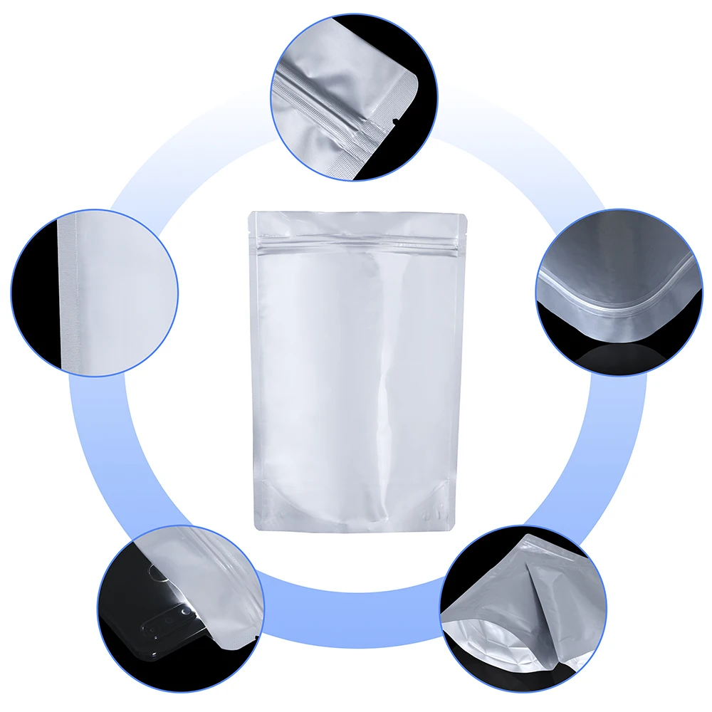 Wholesale custom printed food grade heat sealing aluminum foil mylar plastic packaging bags for food storage 5 gallon mylar bags