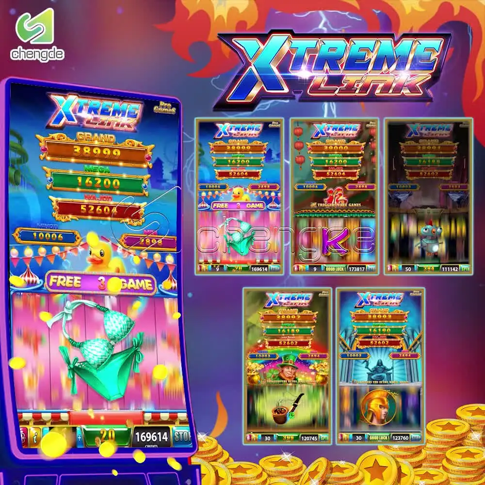 USA Buy Good Price Amusement Classical Skill Game 5 In 1 Nudge Version Xtreme Link Skill Game Board