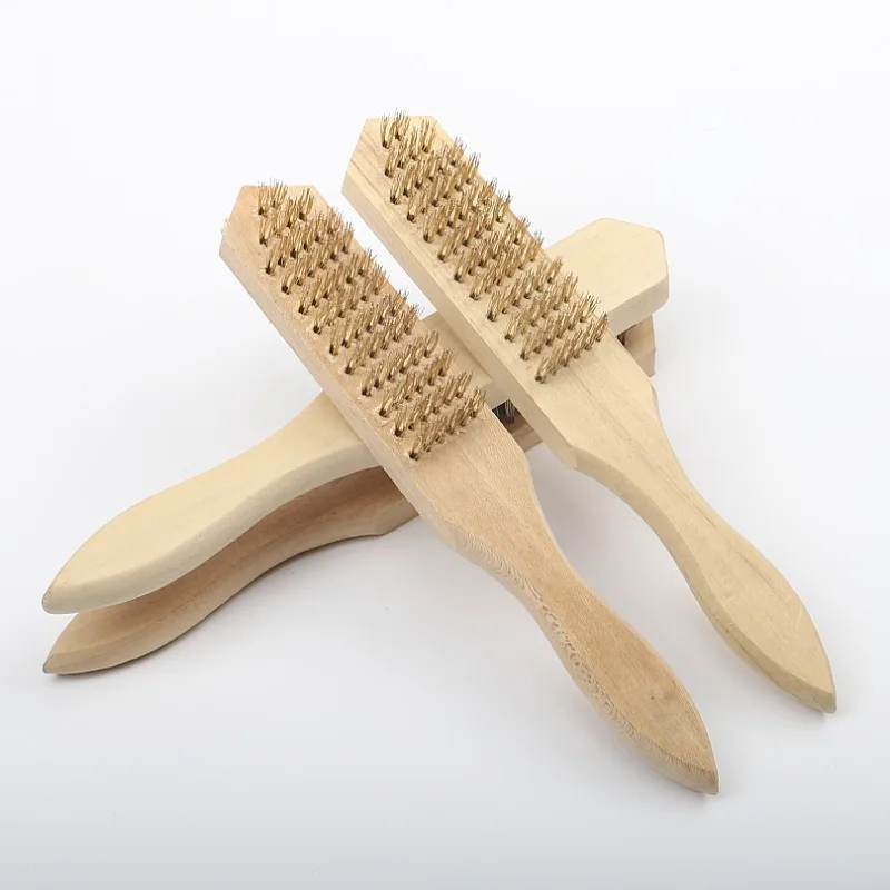 Cleaning Brush Brass Wire  Brush Copper Wire Brush 3rows/4rows/5rows/6rows