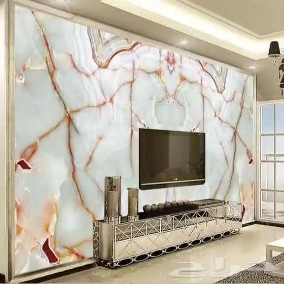Waterproof Shining Gold Diamond Design PVC 3d Wall Panel For Interior