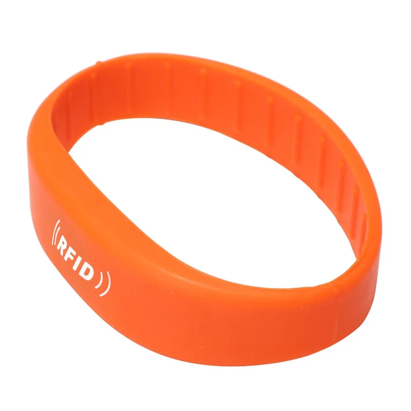 MWG13 Premium Closed loop skidproof type Silicone RFID Bracelet / Custom fixed size rfid /NFC  silicone wristband