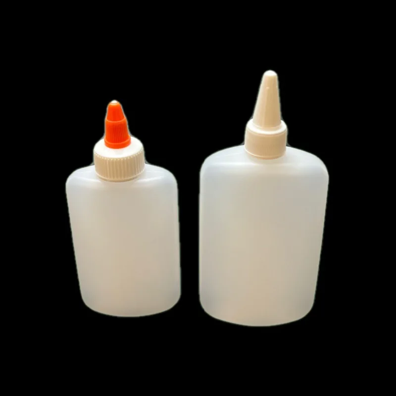 Custom 60ml 100ml 150ml pigment bottle emulsion bottle plastic glue dropper bottle