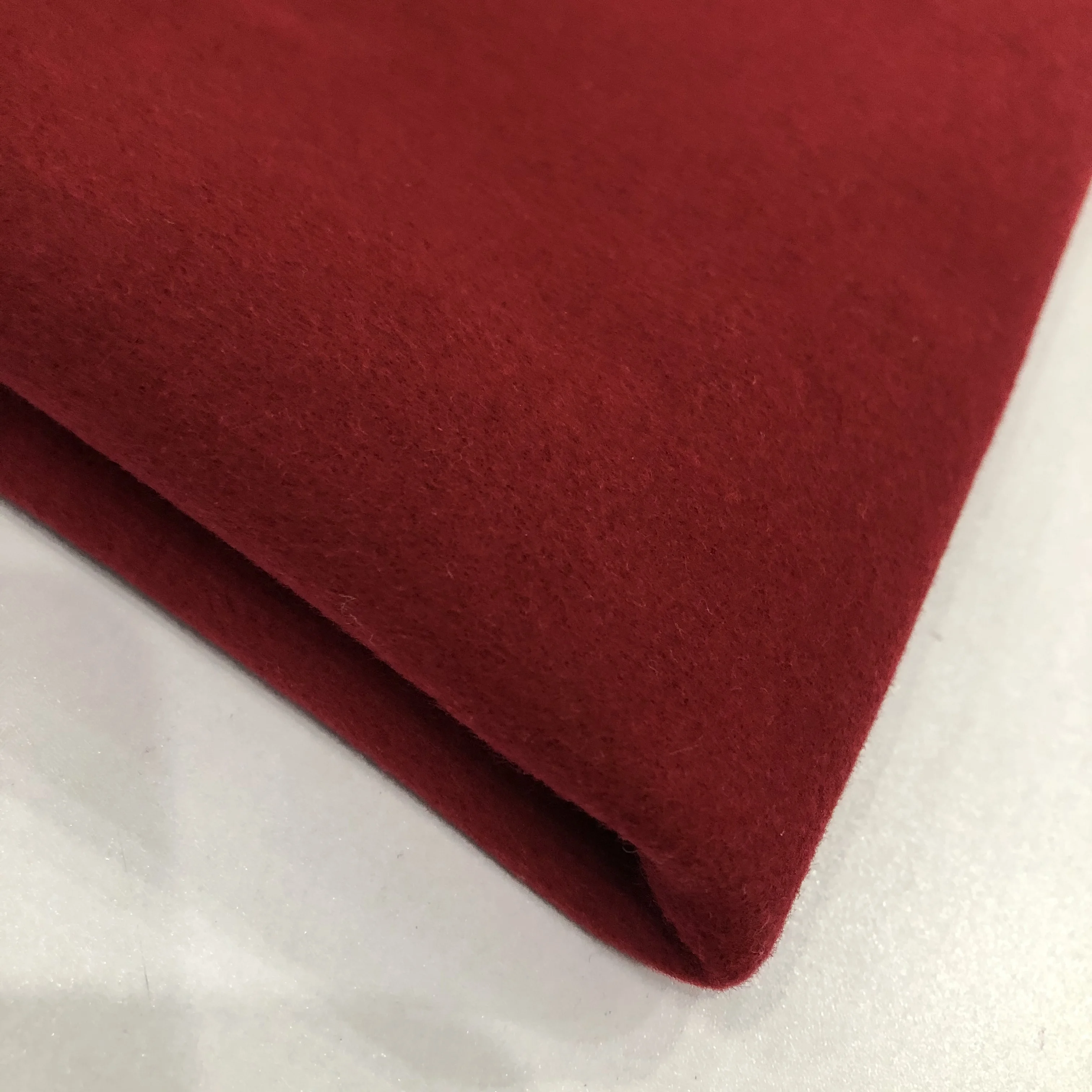 720g/m 480gsm 50% wool 40% polyester woolen cloth fabric plain coating Single sided wool fabric