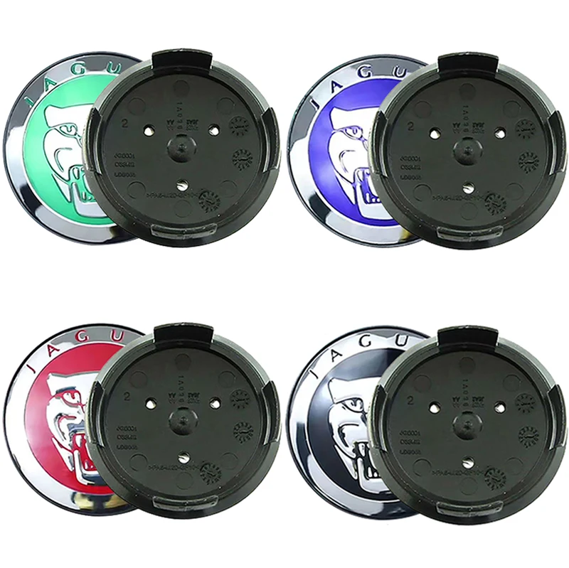 Automotive Accessories Custom Multi Logo Decorative Plastic Cap Standard 58mm Jaguar Hub Center Cap Rim Cover Automotive Hub Cap