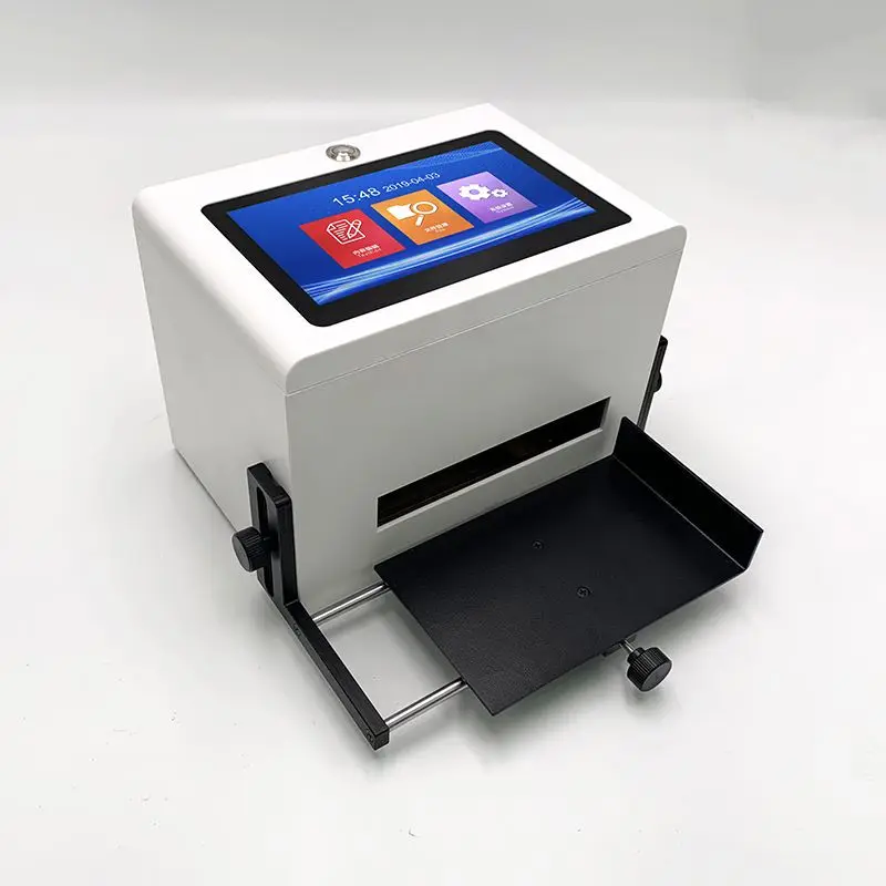 Uyin Easy To Operate Manual Inkjet Printer Semi-automatic Compact desktop Inkjet Printers for concave convex surface printing