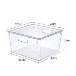 Food Fridge Storage Box Plastic Food Grade Containers Pinmoo Design Small Square Refrigerator Plastic Set OEM Customized Europe