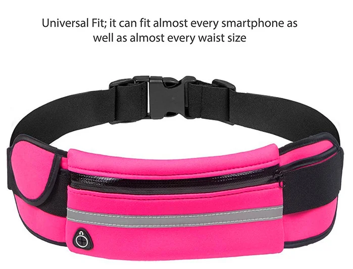 Wholesale Portable Outdoor Sport Waist Bag Phone Belt For Gym Travel Hiking Sport Running Sport Bag With Pocket For Ladies