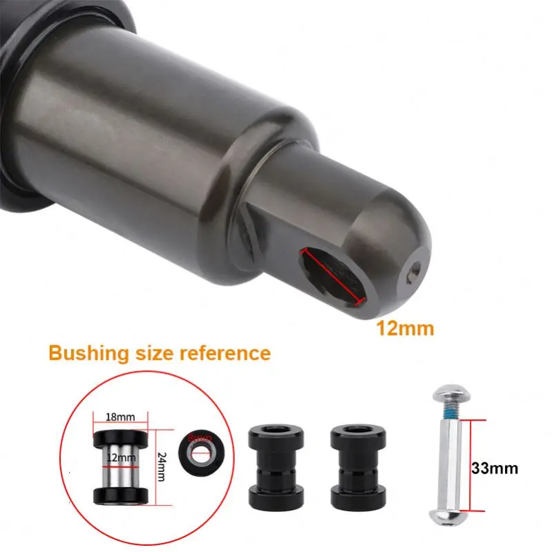 Full Suspension CNC Bicycle rear shock absorber for MTB oil spring shock absorber