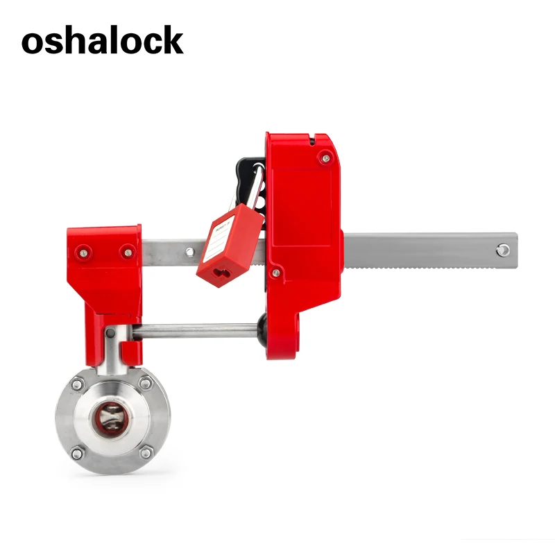 oem adjustable Pull-handle Butterfly Valve Lockout Suitable to Overhaul of lockout-tagout equipment