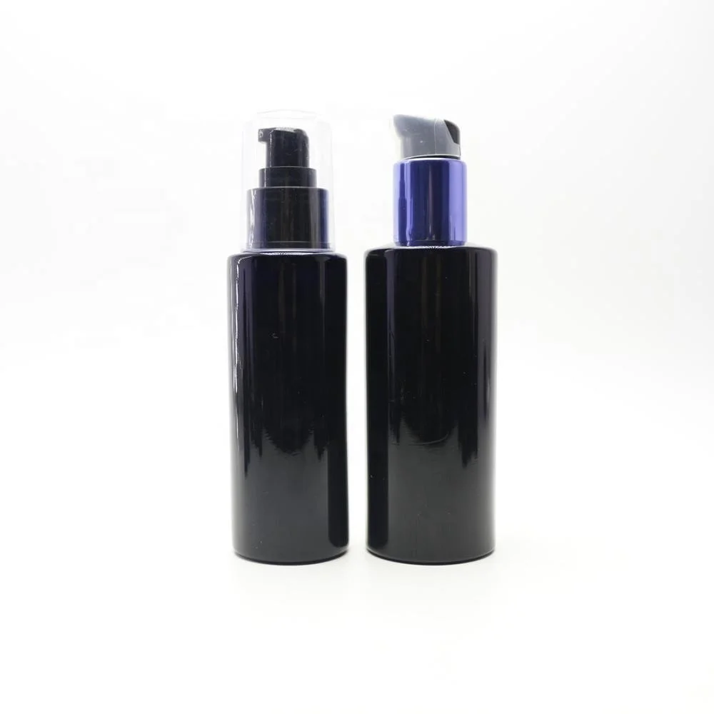 10Ml Frosted Matt Black Glass Essential Oil Roller Bottle 10 Ml Violet Glass Roll On Bottle