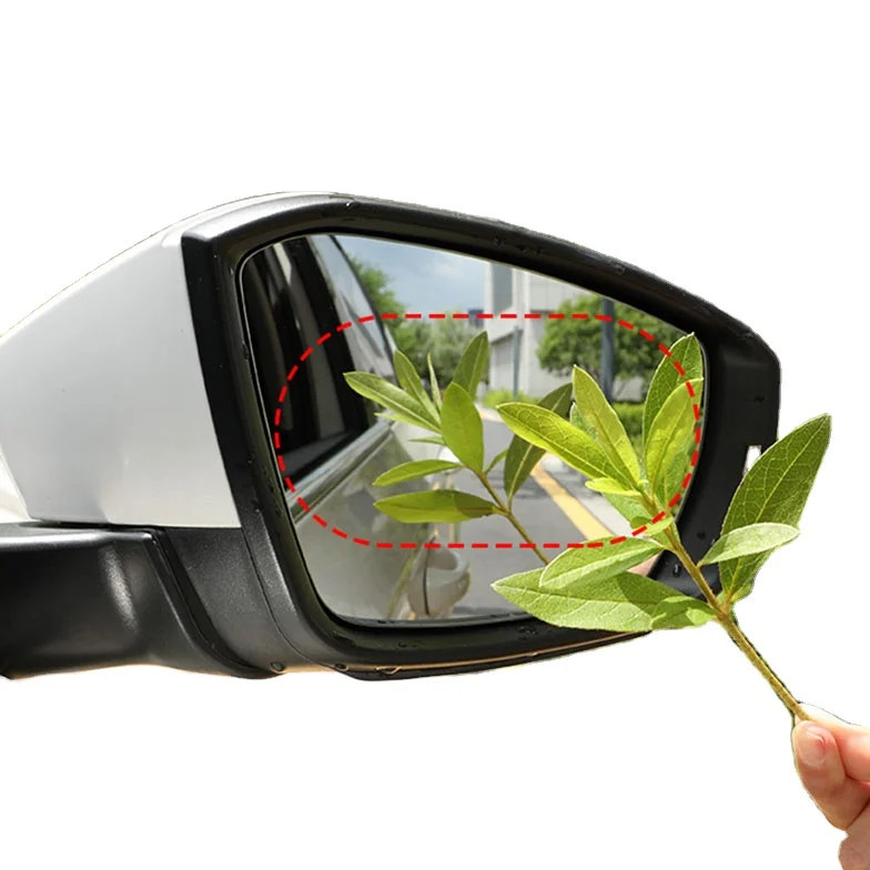 Transparent Car Rear View Mirror film Customized Waterproof Rain Proof Car Rear View Mirror Protective film